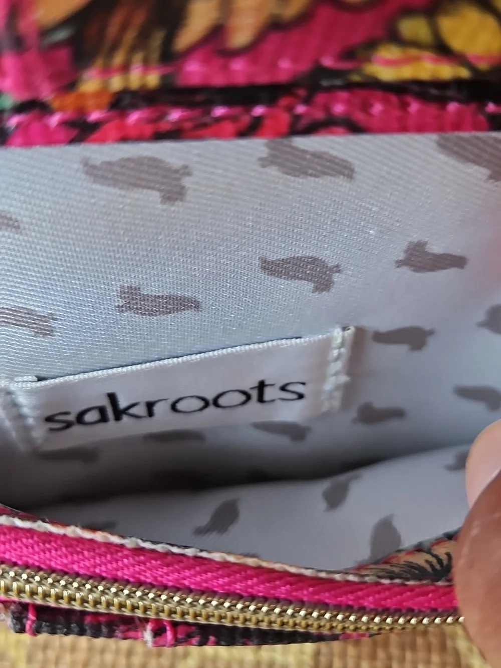 NWOT! Sakroots Butterfly Violet Wallet